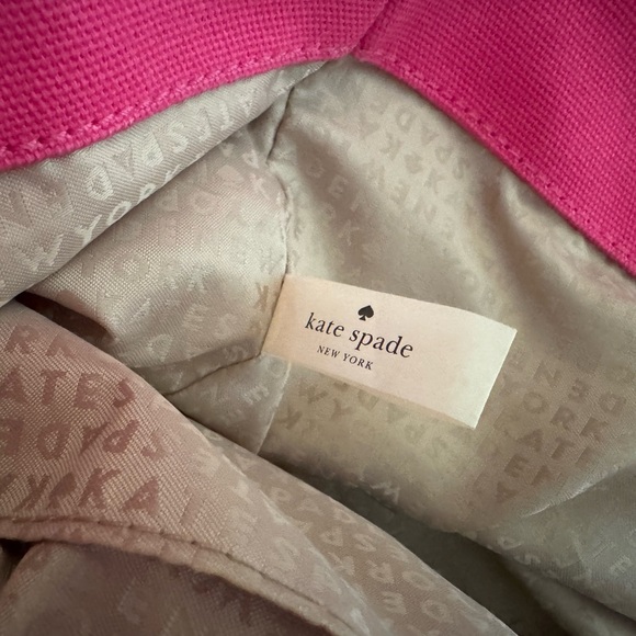 kate spade New York East Broadway Tote Zinnia Pink with Black/Gold Chain Straps - Picture 11 of 16